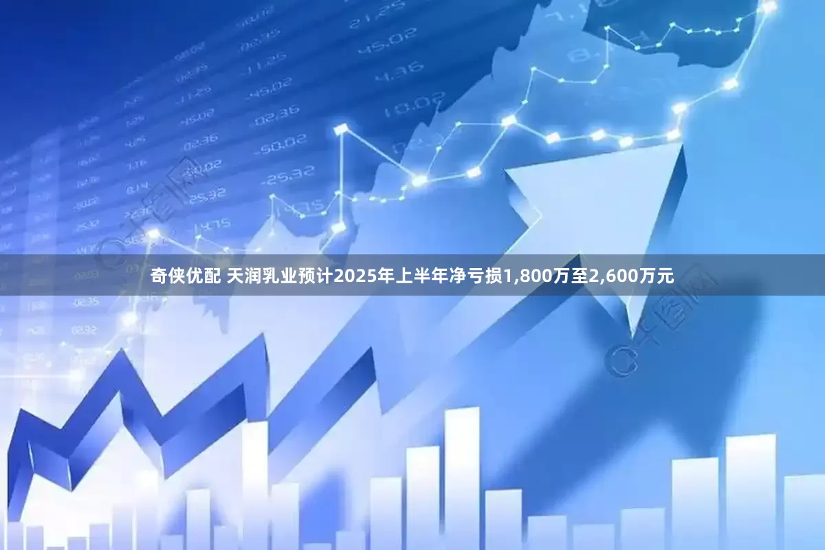 奇侠优配 天润乳业预计2025年上半年净亏损1,800万至2,600万元